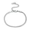 Stainless Steel Blades Bracelet Snake Bones Chain Titanium Steel