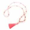 Stone Bead String Long Fringe Yoga Necklace Bracelet Crystal