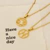 Fashion Titanium Steel Necklace Twelve Constellation