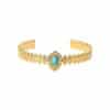 Stainless Steel All-match Twin Bracelet Natural Stone Bracelet