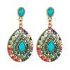 Drop-shaped Rhinestone Earrings Exaggerated Teardrop-shaped