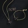 New Butterfly Necklace Jewelry Set