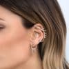 Personalized Asymmetric Ear Clip Earring Set