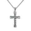 Cross Pendant Street Cool Hip Hop Style Man's Stainless Steel Necklace