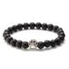 Volcanic Rock Tigereye Yoga Bracelet