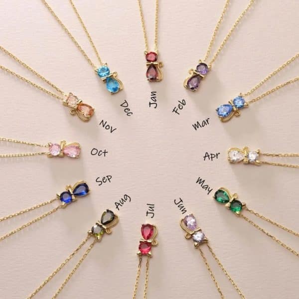 Sweet Fashion Fashionmonger Adorable Pet Kitty Gem Pendant Clavicle Chain