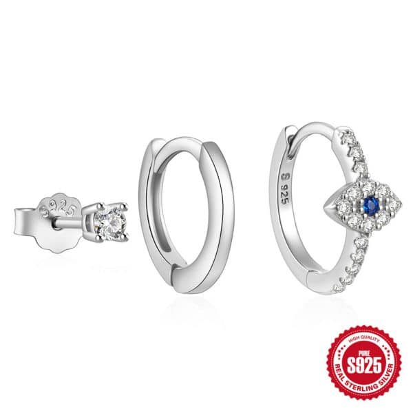 Fashion Personality Devil's Eye Earring Set