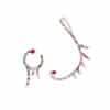 Personalized Asymmetric Ear Clip Earring Set