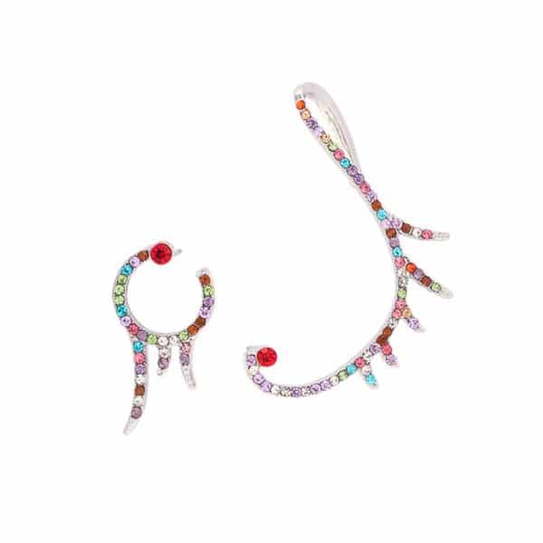 Personalized Asymmetric Ear Clip Earring Set