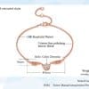 Angel Wings Zircon Micro-inlaid Plated Bracelet