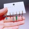 Women's Fashion Vintage Turquoise Earring Set