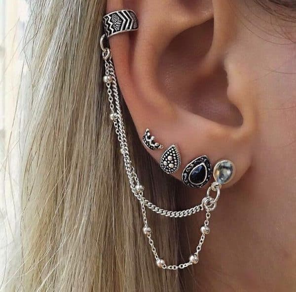 Fashion Bohemian Retro Simple Set Earrings Earrings
