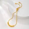 Fashion All-match Pull Bracelet 9 Lucky Beads Box Chain