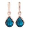 Alloy Water Drop Necklace Earring Jewelry Set
