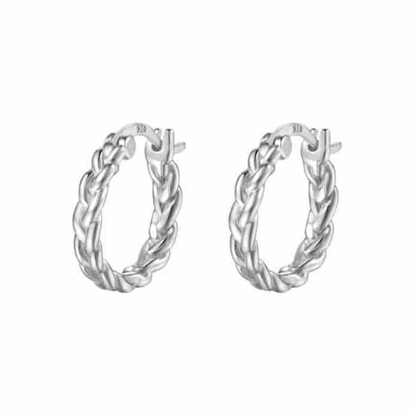 Golden Geometric Cold Wind Small Circle Ring