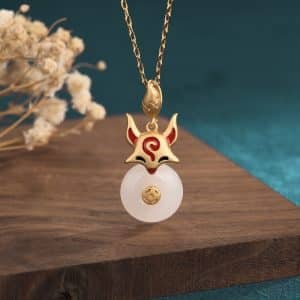 Fox Peace Buckle Vintage Necklace For Women