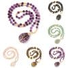 Stone Pendant Elastic String Men's And Women's Necklaces Seaside Beach Style