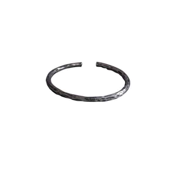 Vintage Distressed Cylindrical Simple Opening Bracelet