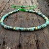 Natural Stone 42 Spacer Glitter Stone Crystal Adjustable Bracelet