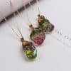 Natural stone necklace