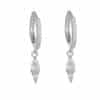 Women's Fashion Geometric Zirconia Earring Set