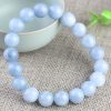 Aquamarine Chalcedony Bracelet Stone Crystal