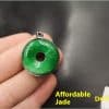 Green Jade Water Drop Pendant