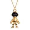 Fashion Trendy Short Clavicle Chain Simple Personality Wave Rose Gold Necklace
