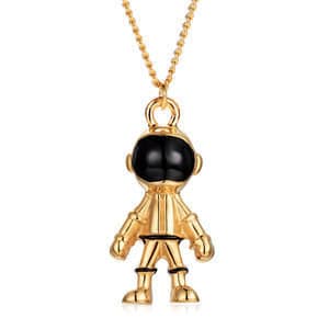 Fashion Trendy Short Clavicle Chain Simple Personality Wave Rose Gold Necklace