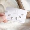 High-quality Earrings Set Small Trendy Cute Love Lock