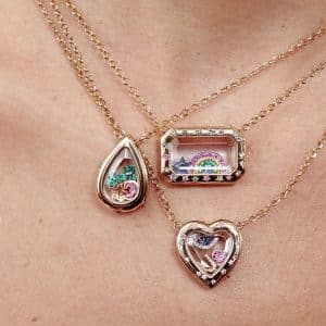 Retro Personalized Photo Box Pendant Items Can Be Opened Transparent Necklace