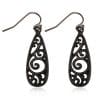 Ethnic Style Water Drop Hollow Pattern Earrings
