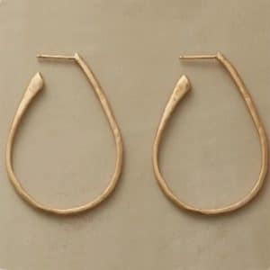 Circle Simple And Stylish Earrings Minority All-match Ear Ring