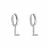 Women's Korean Style Small Earrings Half Circle