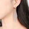 Bead Curtain Earrings Jewelry Water Drop Wheat