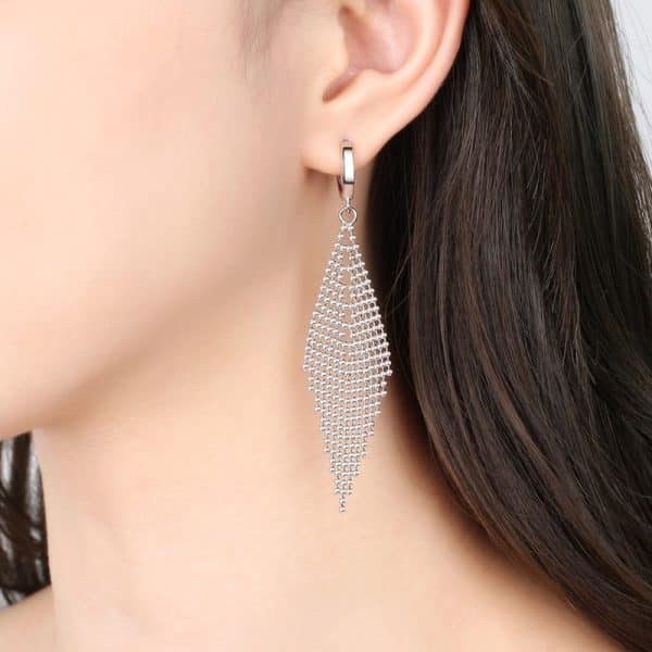 Bead Curtain Earrings Jewelry Water Drop Wheat