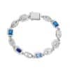 10mm Spring Fastener Colored Gem Pig Nose Bracelet