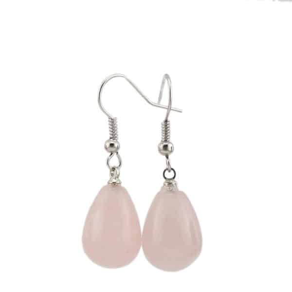 Creative Drop-shaped Gem Crystal Rough Stone Earrings