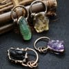 Jewelry Niche Personality Crystal Rough Stone Pendant Necklace