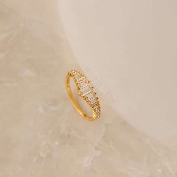 S925 Sterling Silver Simple Fashion Organ Ring Personality