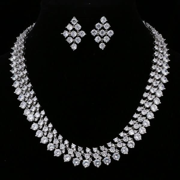 Women's Necklace Super Zircon Jewelry Set