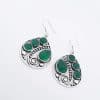 Artistic Retro Bohemian Drop-shaped Emerald Earrings