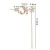 Gold Fashion Personality Small Irregular Flower Pin Three-piece Set Of Copper Micro-inlaid Zircon Earrings
