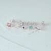 Fashion S925 Sterling Silver Star Moon Color Diamond Earrings 5-piece Set