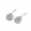 Copper Plated Real Gold Design Versatile Baroque Shaped Pearl Earrings