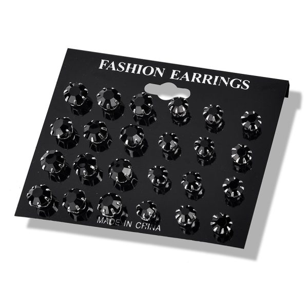 Fashion And Popular Crystal Zircon Stud Earrings Set