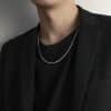 Titanium Steel Necklace Men's Korean-style Simple Ins Style Snake Bone