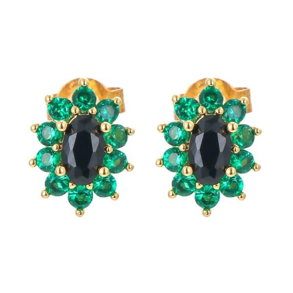 Women's Fashion Simple Micro-set Zirconia Earbone Studs