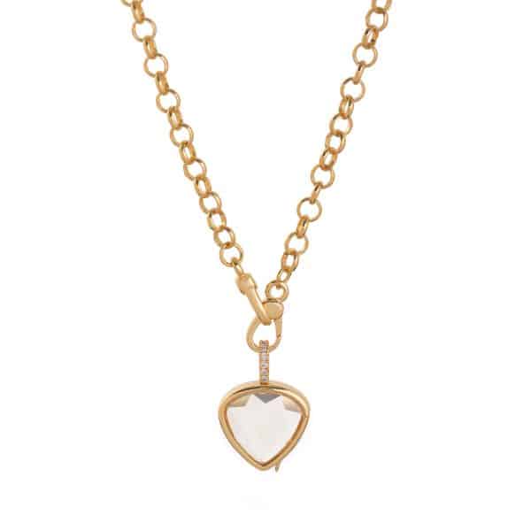 European And American Retro Personalized Glass Box Necklace