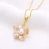 French Drip Begonia Online Influencer Earrings Natural